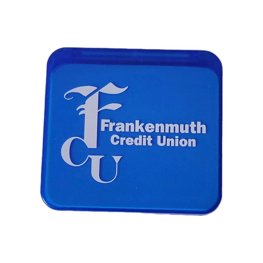 Frankenmuth Credit Union Portable Double Mirror Folding 2 3/4" x 2 5/8"